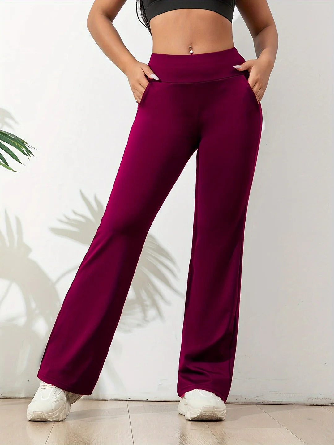 Lucia - Bequeme Hose mit weitem Bein und hoher Taille