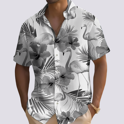 Philip - Stilvolles Herrenhemd mit Hawaii-Muster