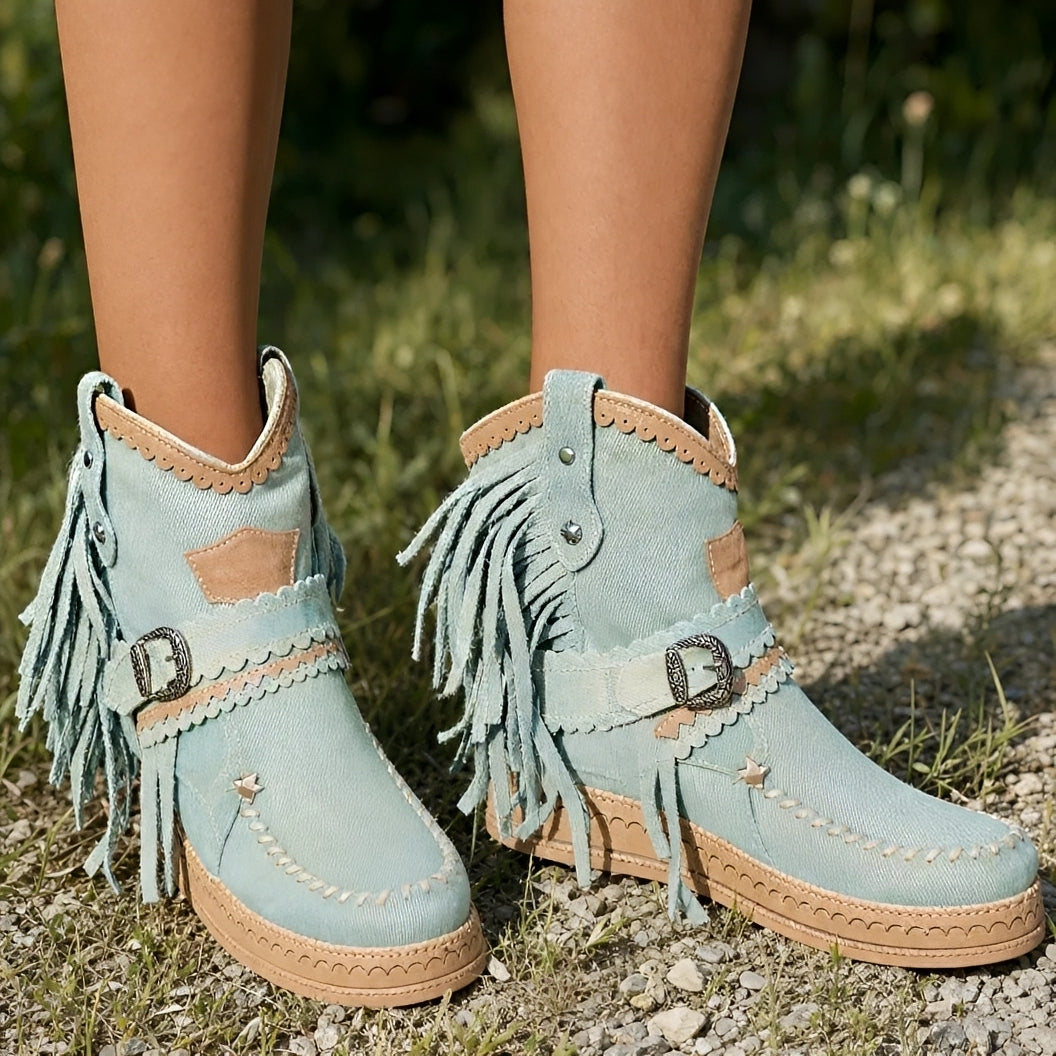 Brianna - Elegante Boho-Stiefeletten