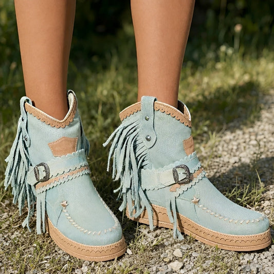 Brianna - Elegante Boho-Stiefeletten