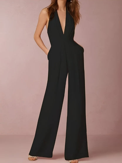 Katie - Damen-Jumpsuit mit weitem Bein und elegantem Design
