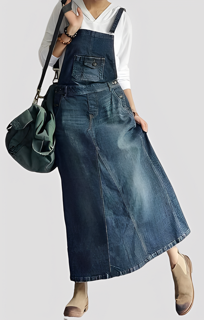 Katya - Eleganter Damen-Jeans-Overall