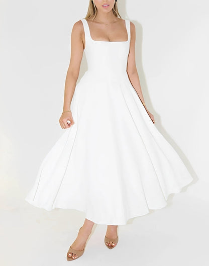 Shelley - Ärmeloses Midikleid