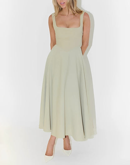 Shelley - Ärmeloses Midikleid
