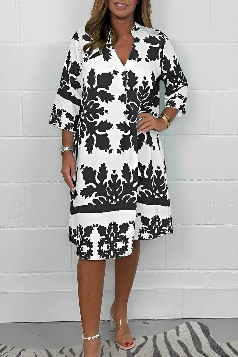 Tanya - Elegantes Damenkleid mit lockerem Schnitt