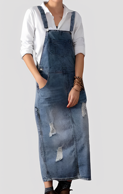 Katya - Eleganter Damen-Jeans-Overall