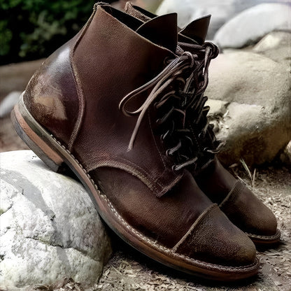Hanzo - Klassische Herren-Boots mit Schnürung